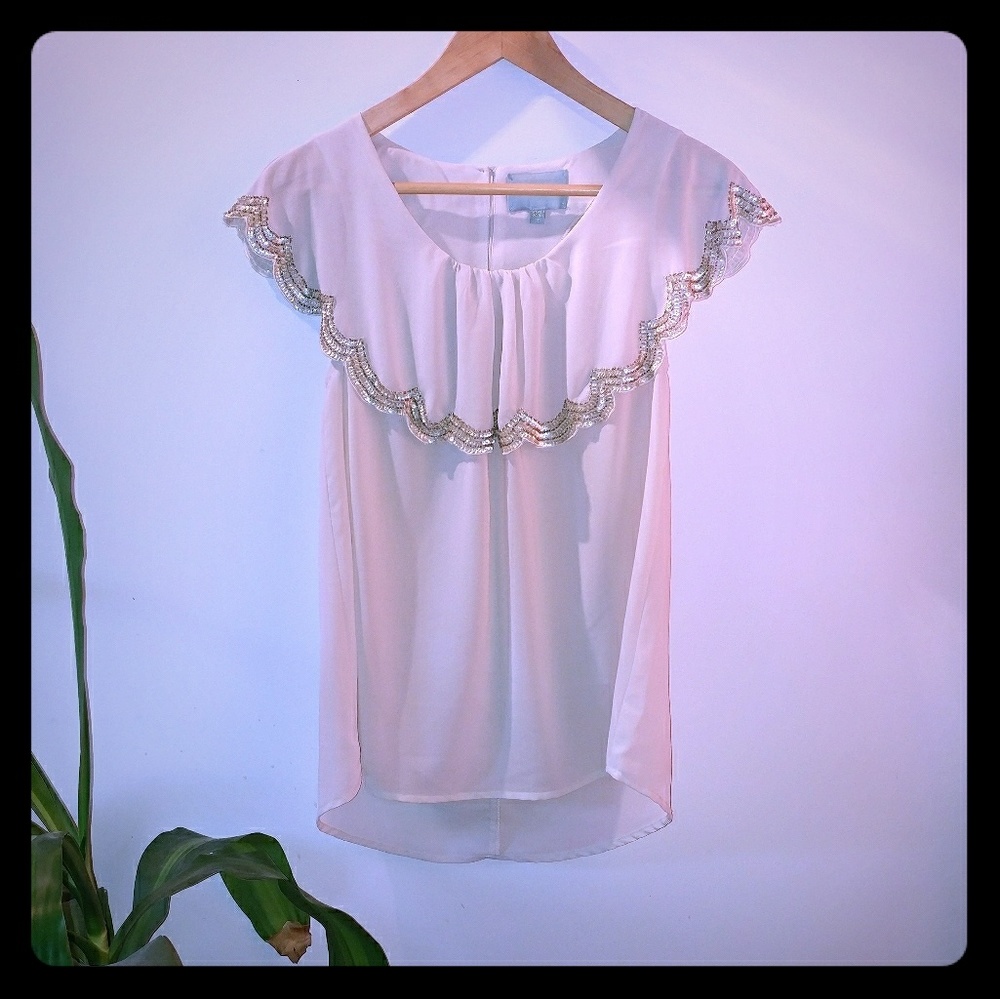 Skies Are Blue small vintage inspired top